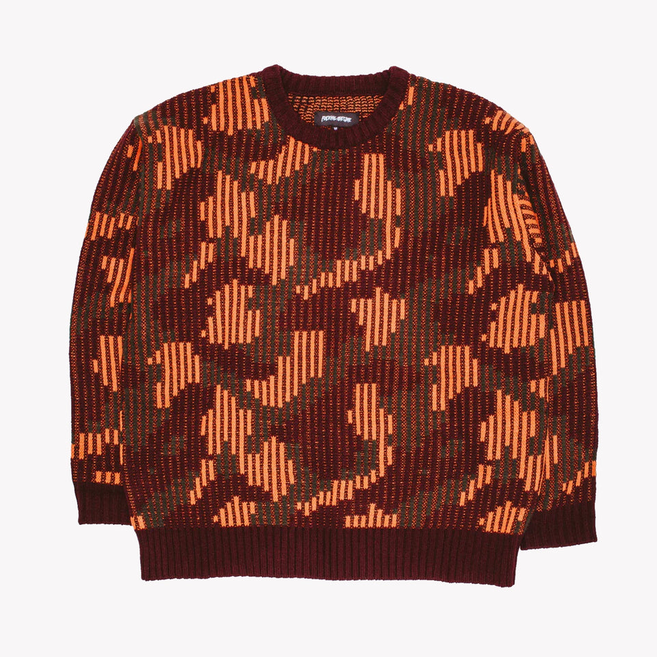 Camo Sweater Orange