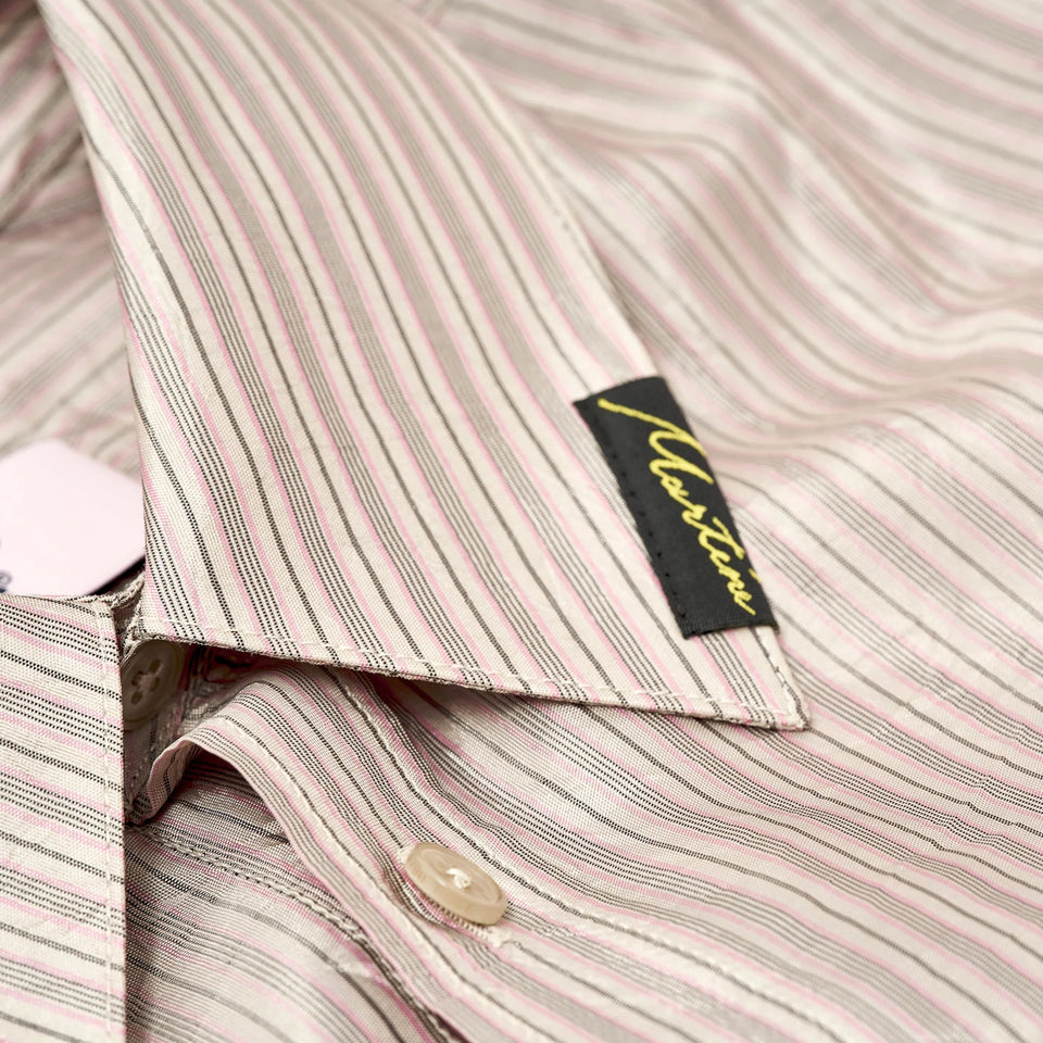 Classic Shirt Pink / Grey Stripes