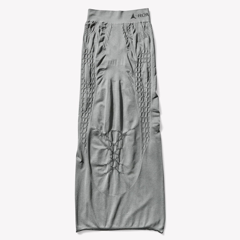 3D Knit Skirt Grey