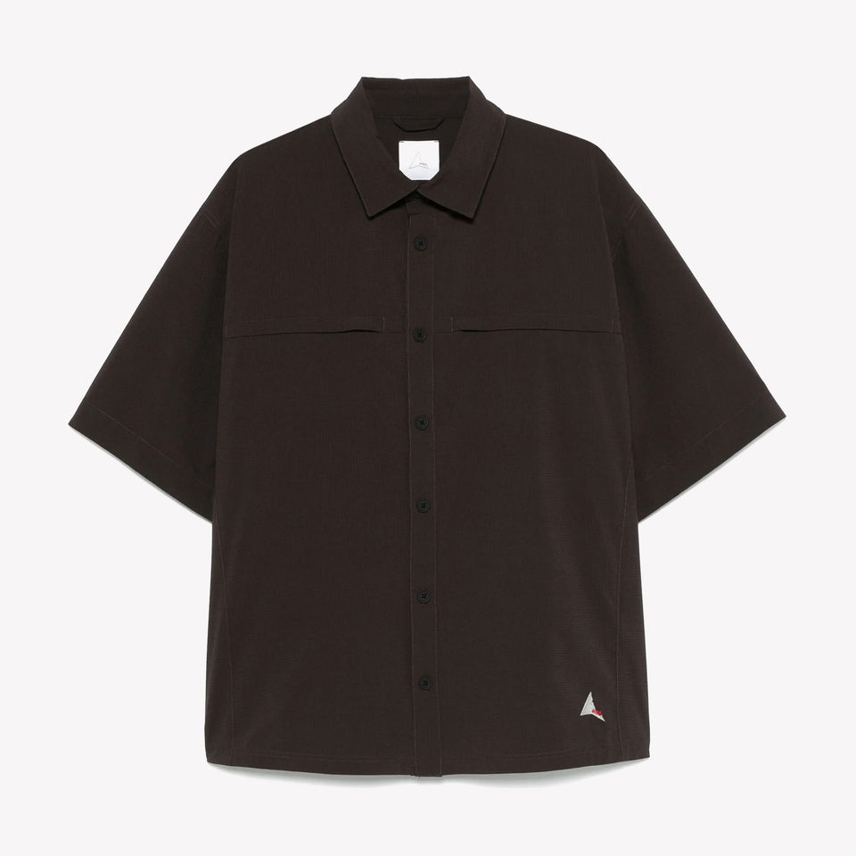 Dot Air Shirt Brown