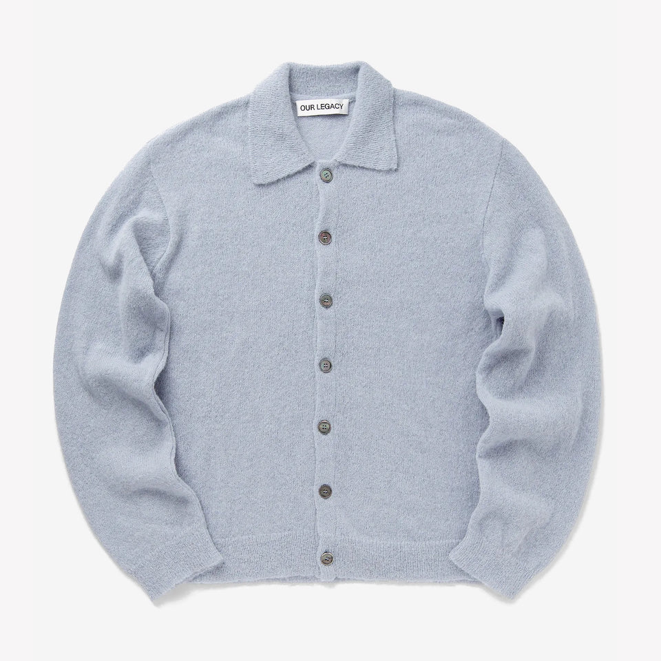 Evening Polo Blue Fuzzy Alpaca
