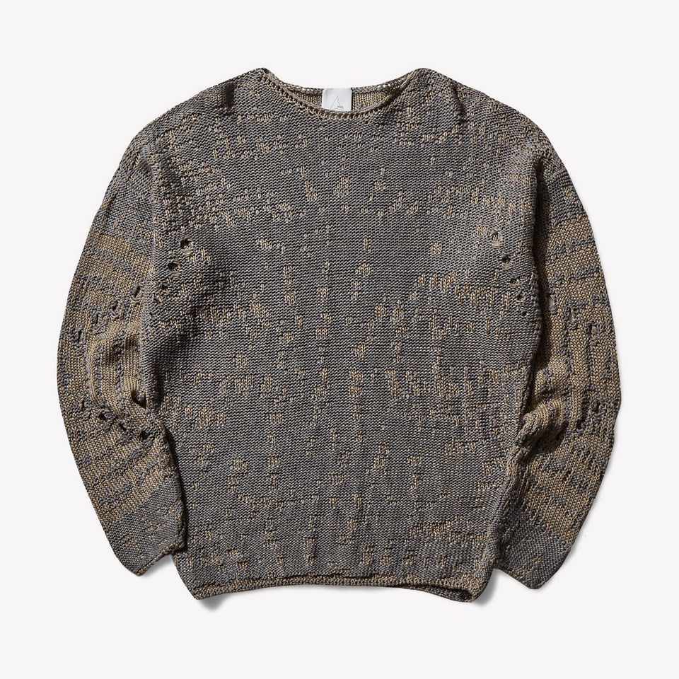 Vortex Crewneck Beige Grey