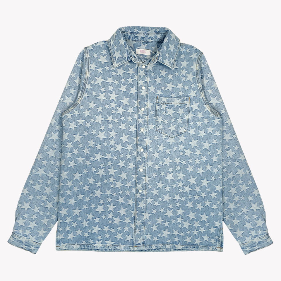 WOVEN STARS DENIM SHIRT