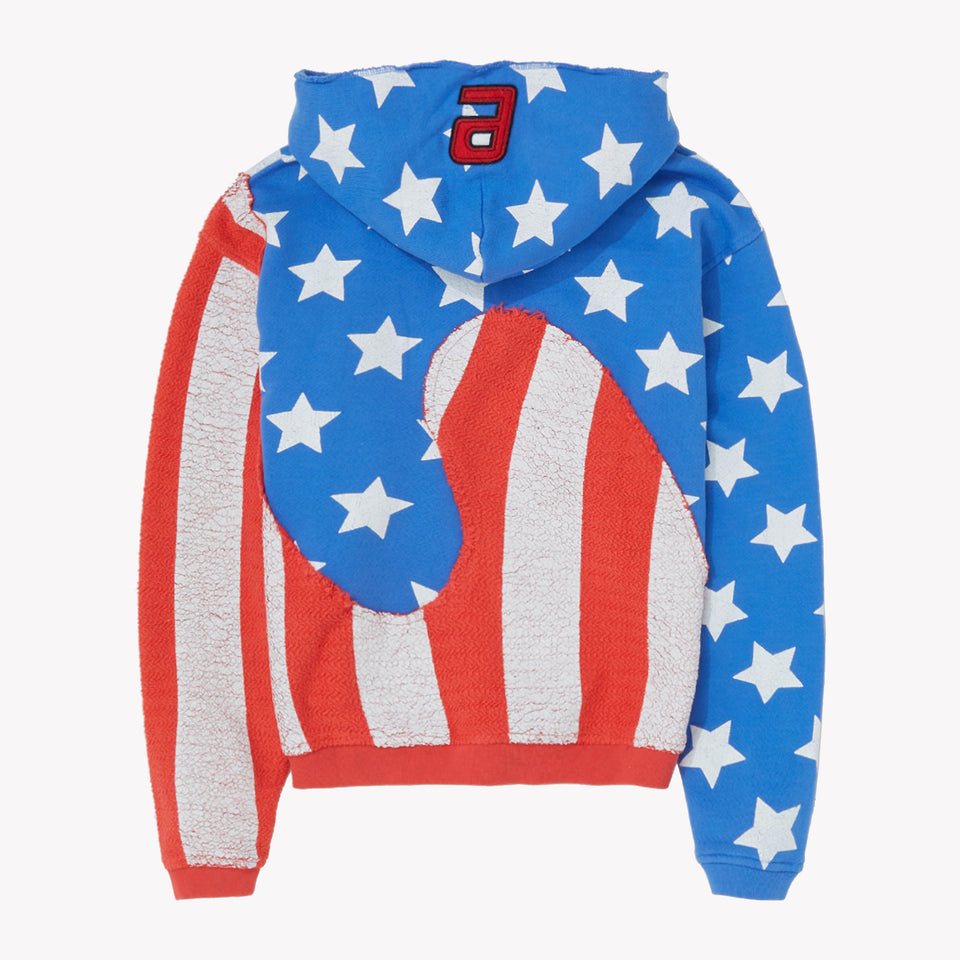 STARS AND STRIPES SWIRL HOODIE