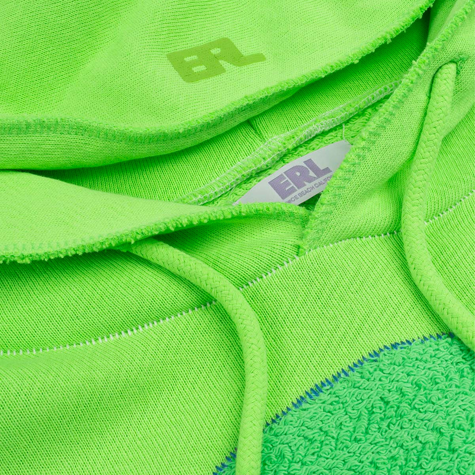 Unisex Rainbow Hoodie Knit Blue / Green