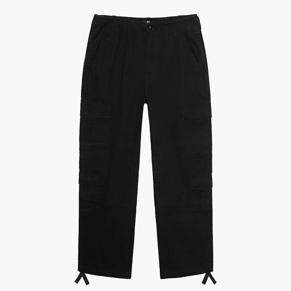 RIPSTOP SURPLUS CARGO BLACK