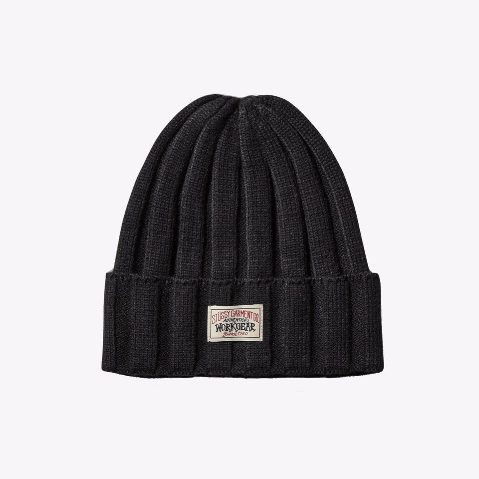Workwear Cuff Beanie Black