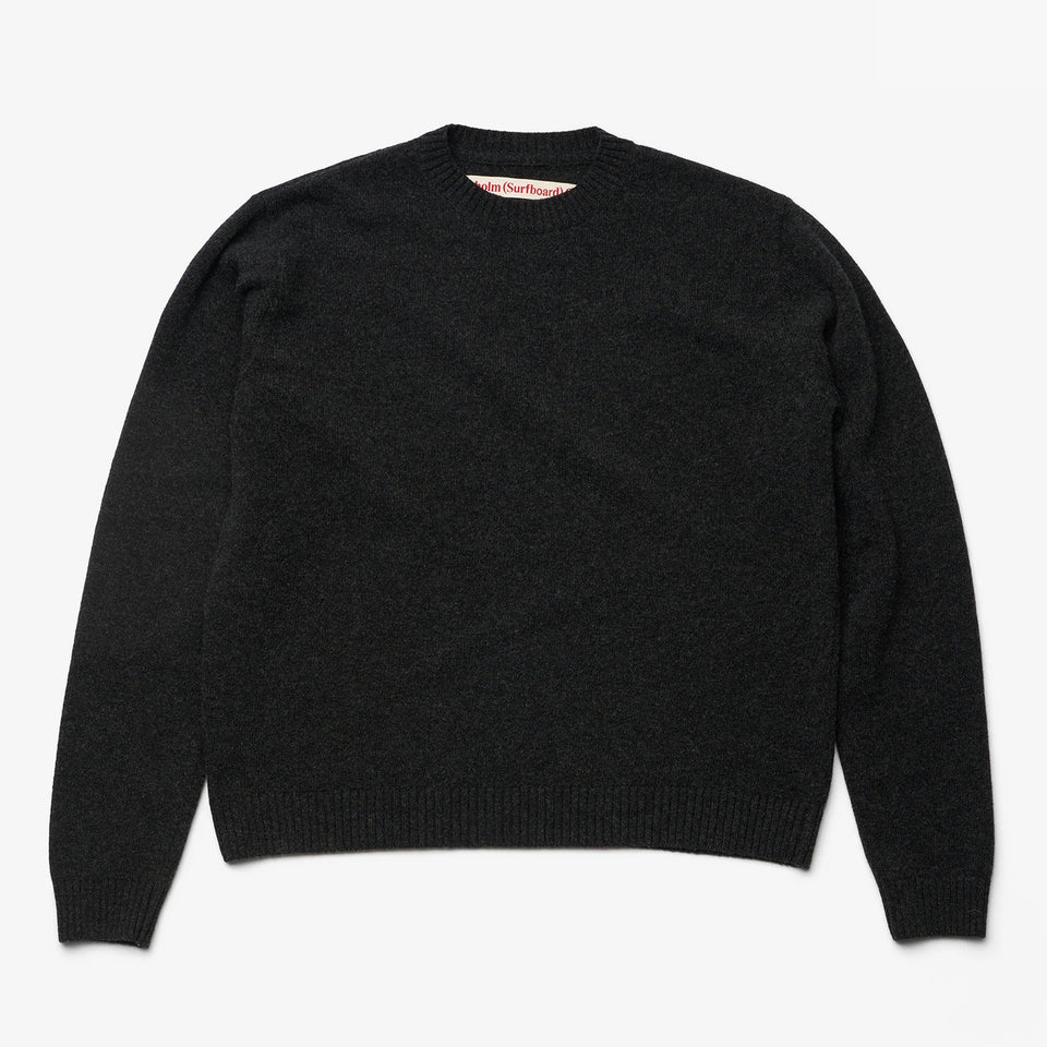 Logo Knit Sweat Black