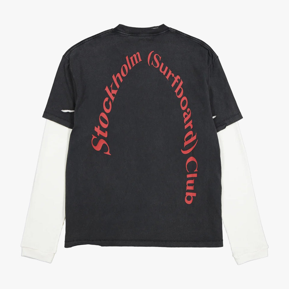 Layer Box Tee Black/Natural