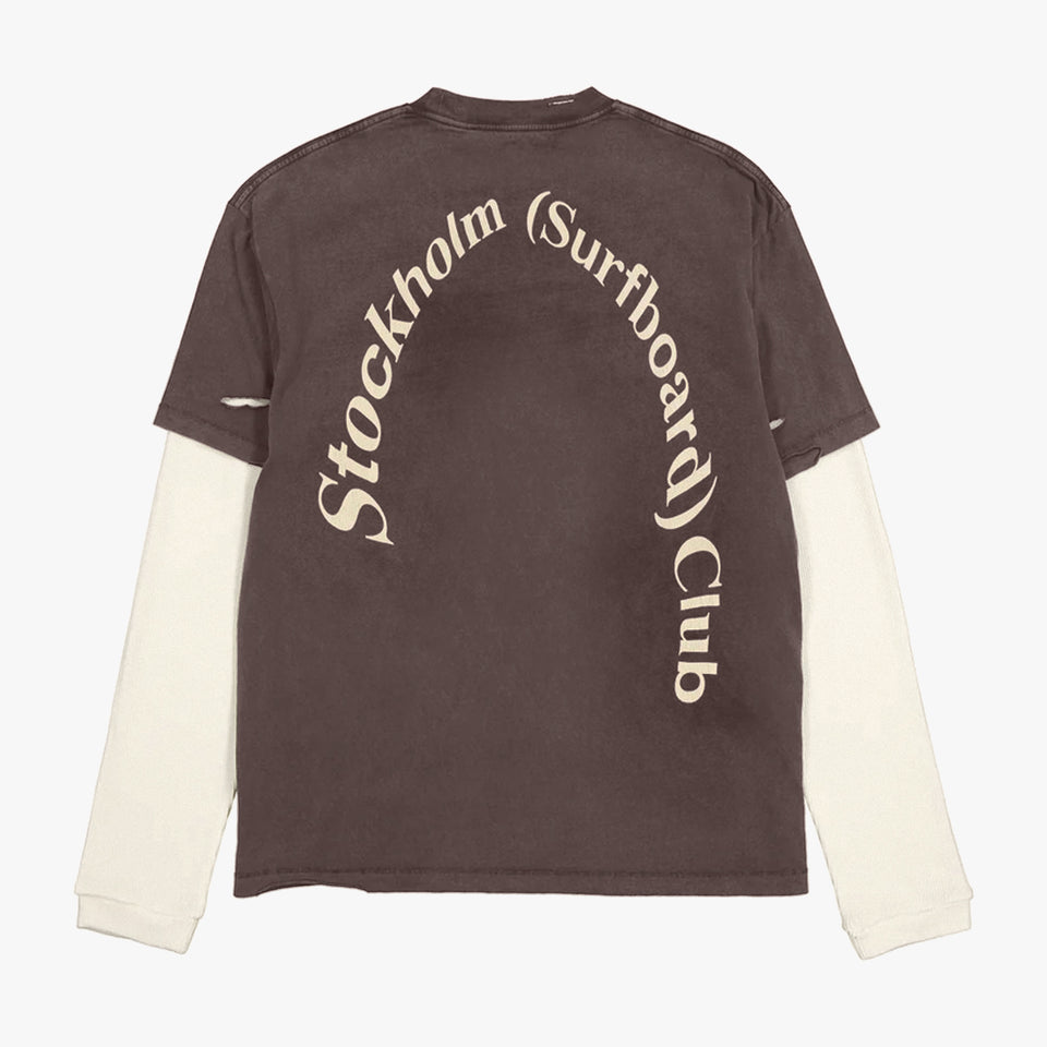 Layer Box Tee Hickory Brown / Beige