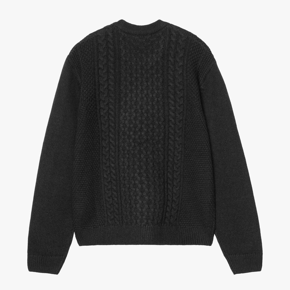Caster Knit Sweater Black