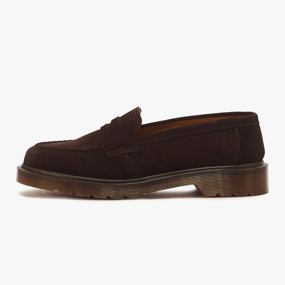 Delapre Penny Loafer Repello Calf Suede