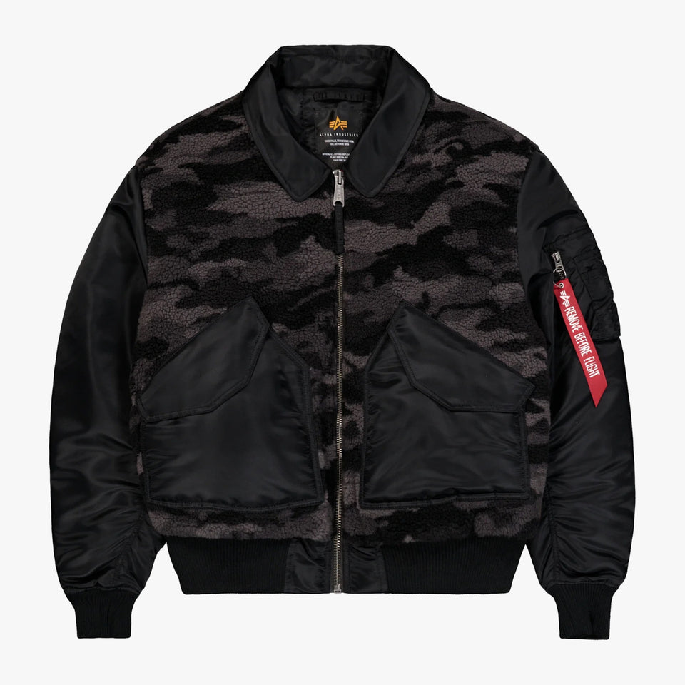 CWU-45/P Teddy MOD Camo Bomber Jacket