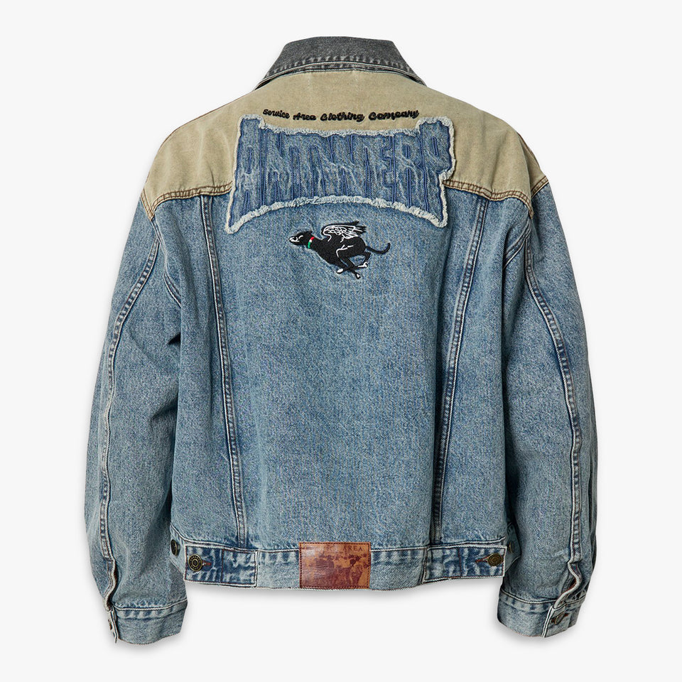 Acid Wash Denim Trucker Jacket