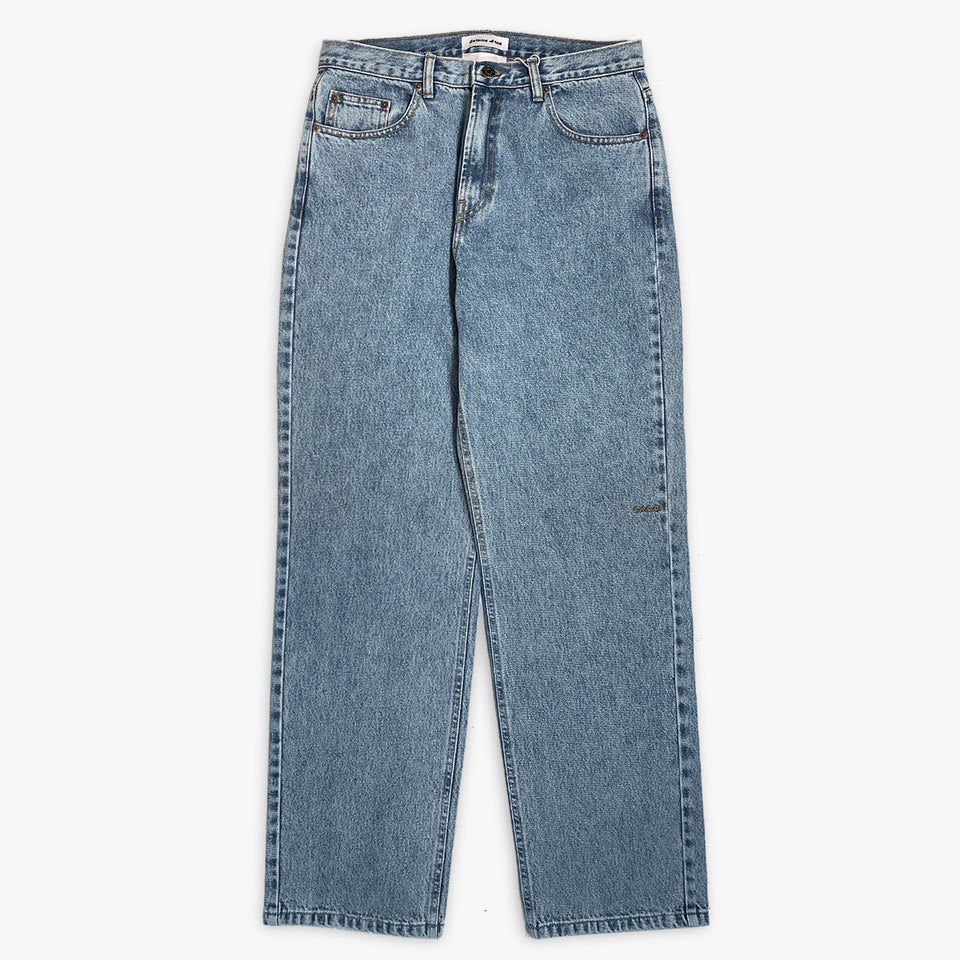 Acid Wash Denim Pants
