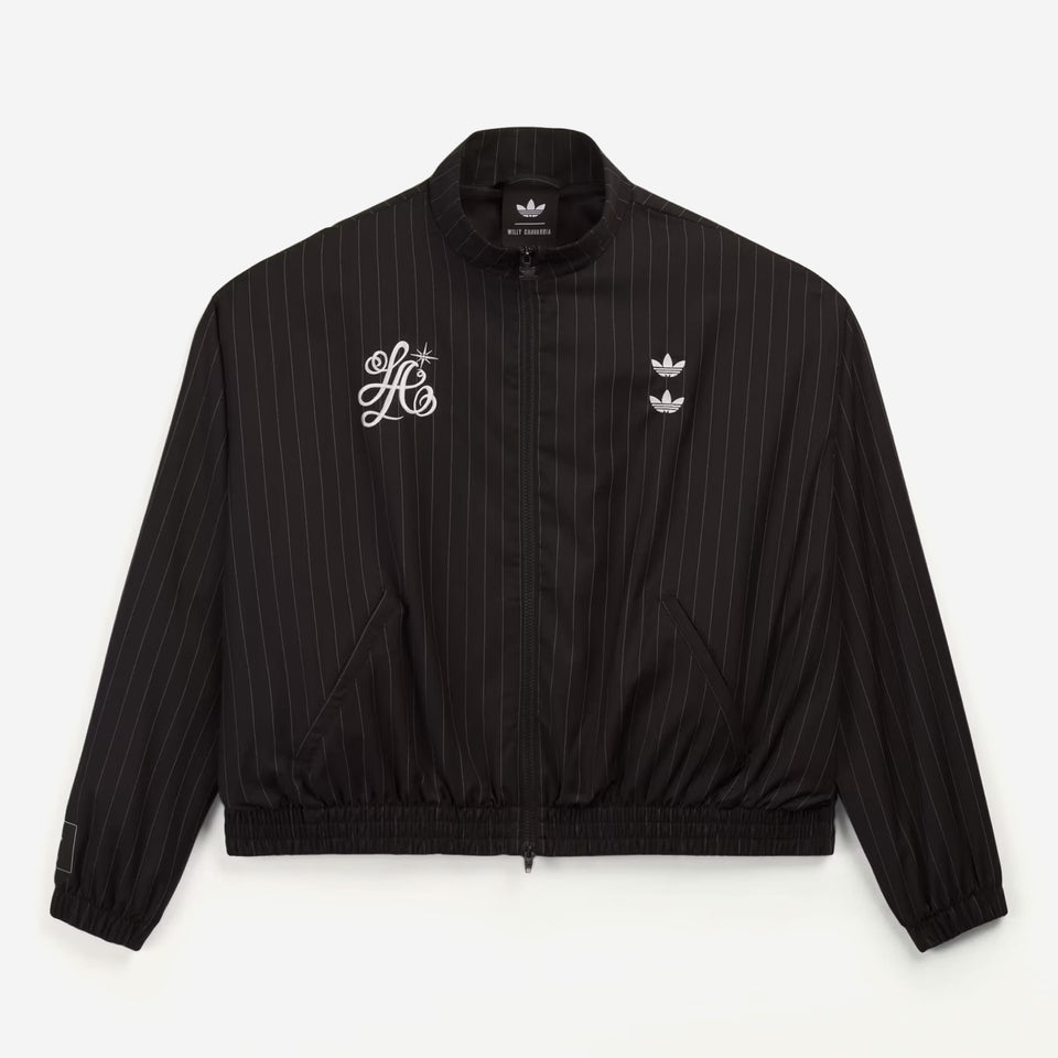 x Willy Chavarria Pinstripe Jacket Black