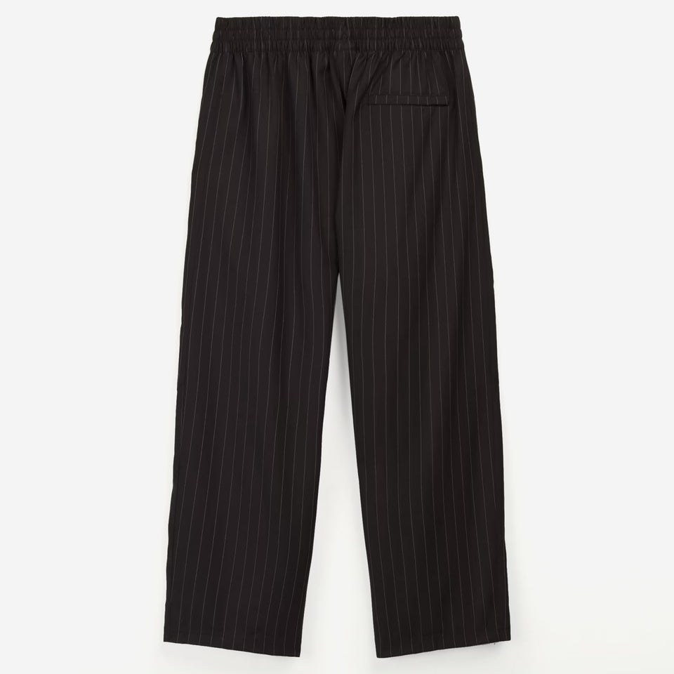 x Willy Chavarria Pinstripe Pants Black