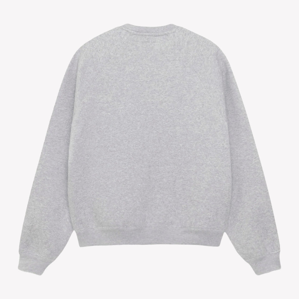 Fleece Raglan Crew Heather Grey