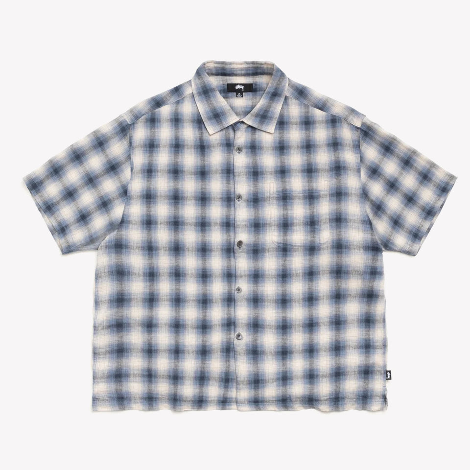 Liam SS Plaid Shirt Blue