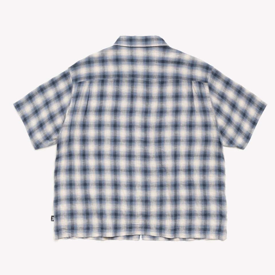 Liam SS Plaid Shirt Blue