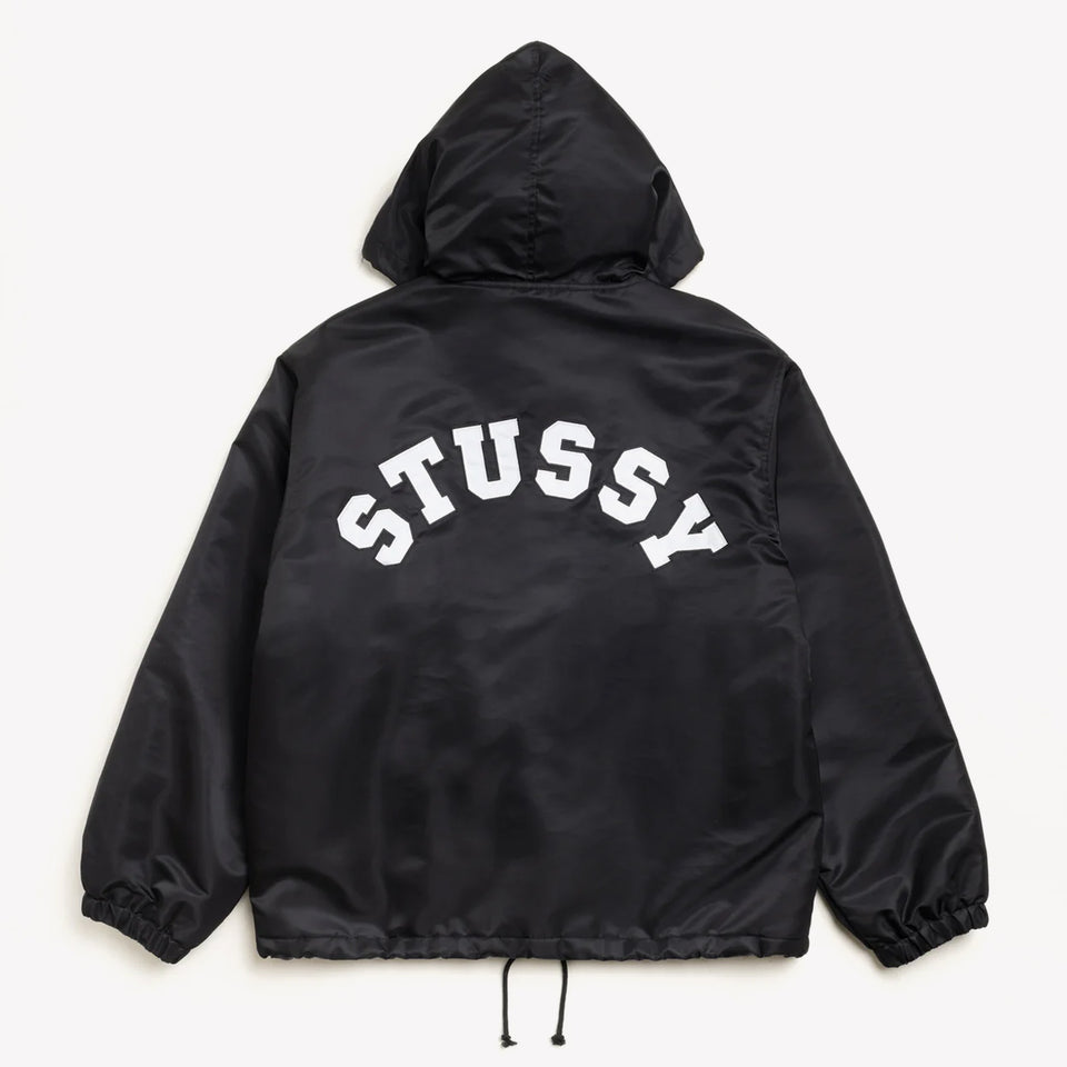 Hooded Coaches Jacket Black