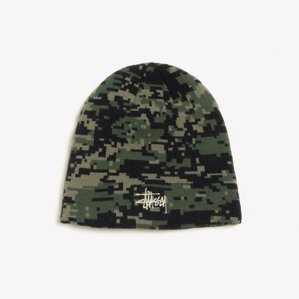 Basic Skullcap Beanie Digi Camo Green
