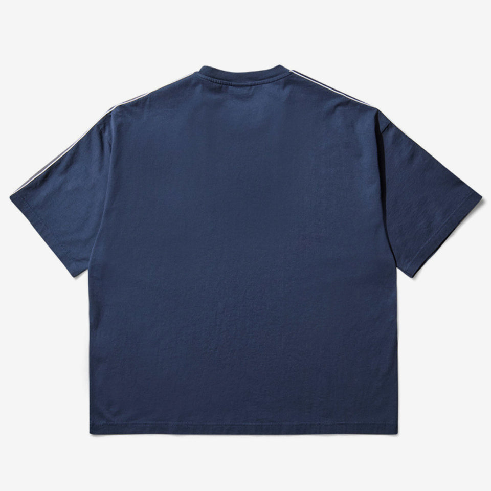 Offence Defence Tape Tee Blue