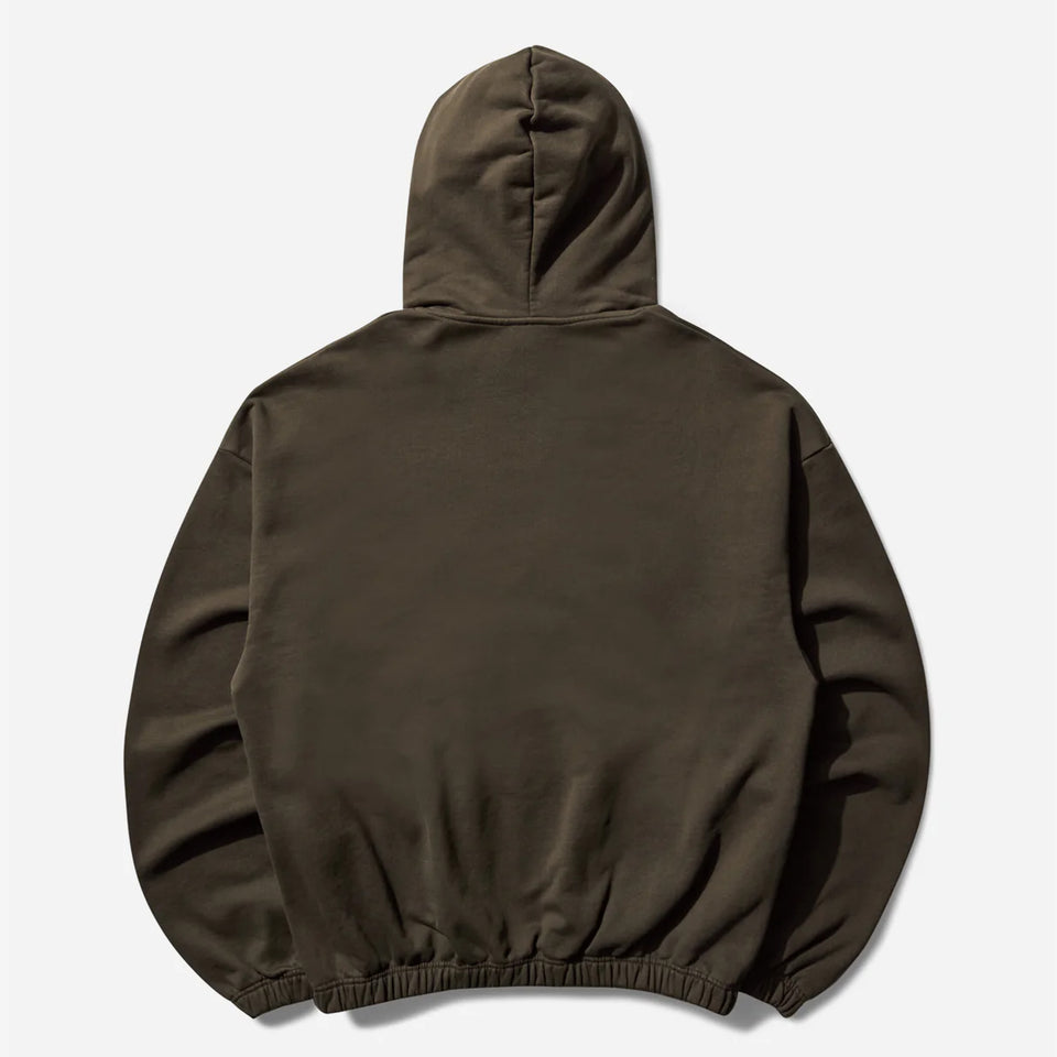 OG Logo Masked Hoodie Dark Olive