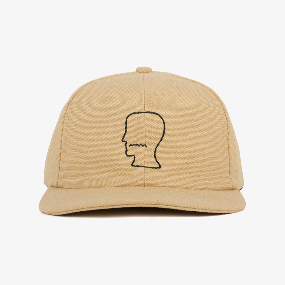 Washed Twill Logohead Hat Ochre
