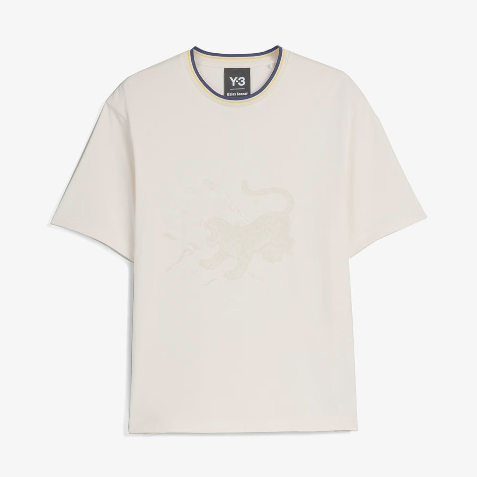 Wales Bonner Y-3 Graphic Tee Chalk White