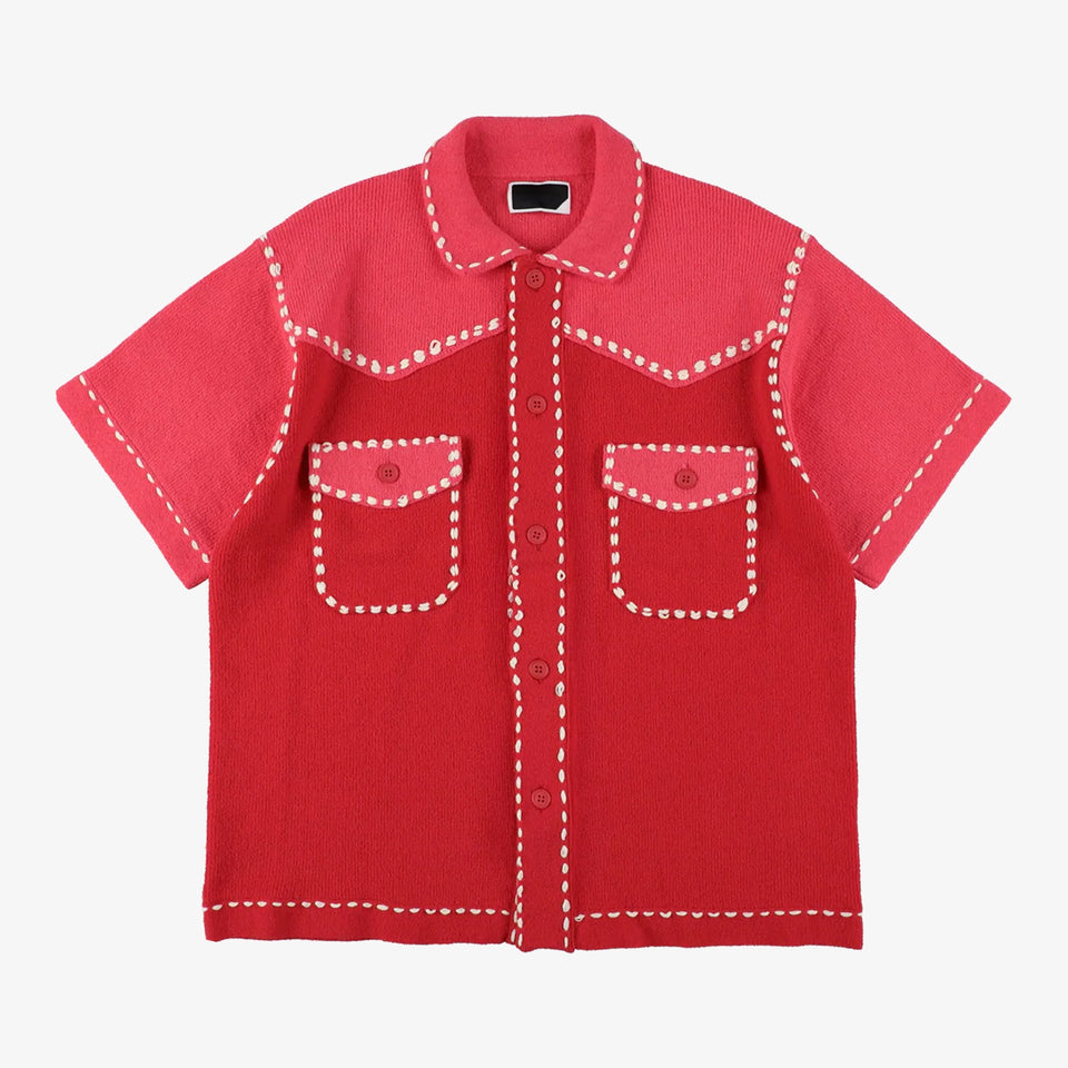 Summer PG1 Western Shirt Red/Pink