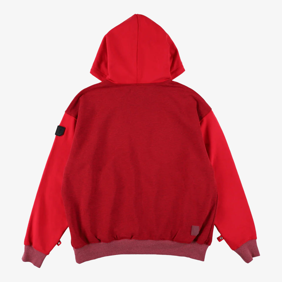 Zip Hoodie Dyed Heather