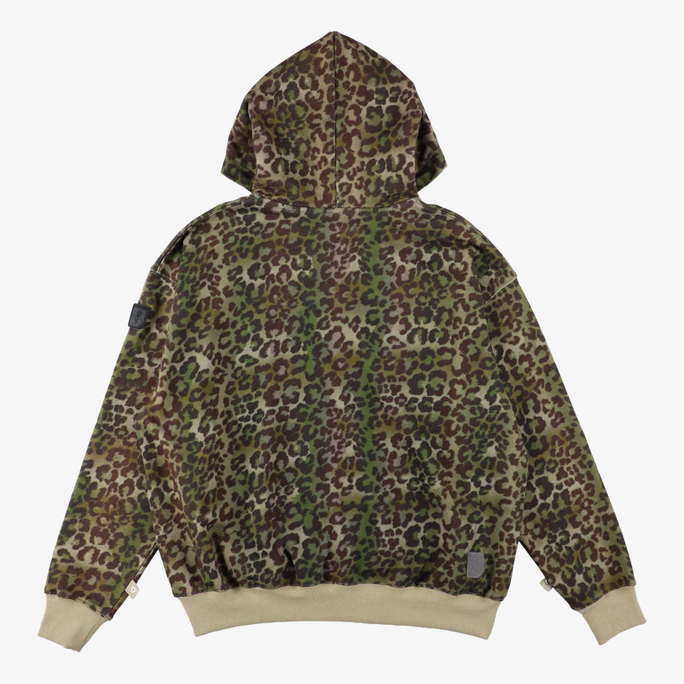Zip Hoodie Leopard