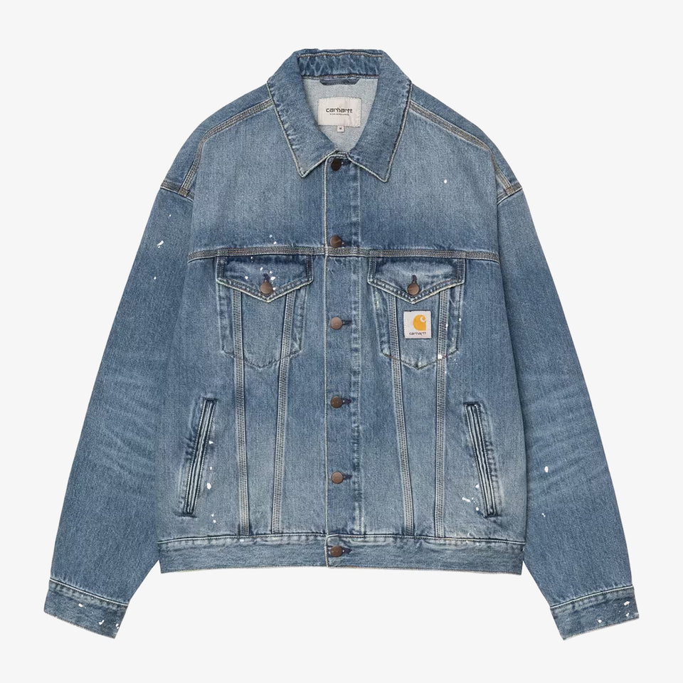 Helston Jacket Blue Splatter