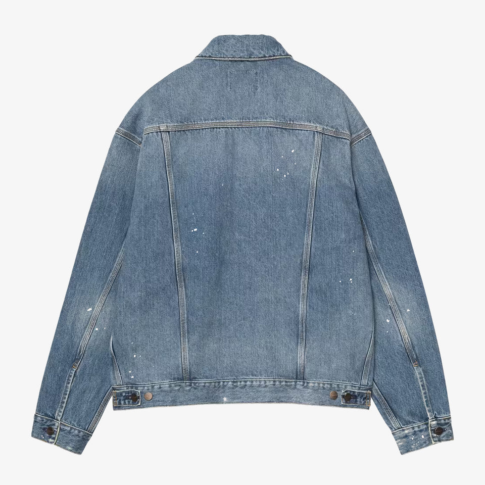 Helston Jacket Blue Splatter