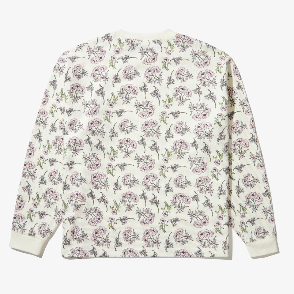 Floral Thermal White