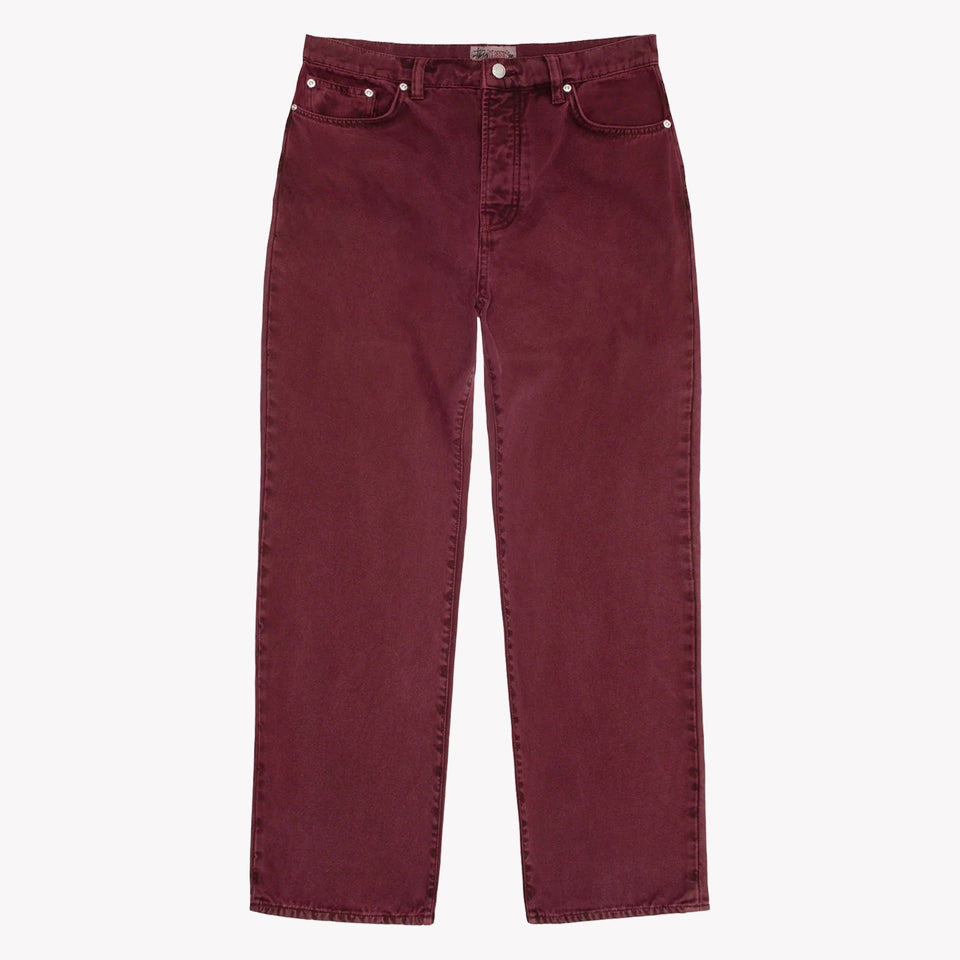 Classic Jeans Washed Canvas Wine