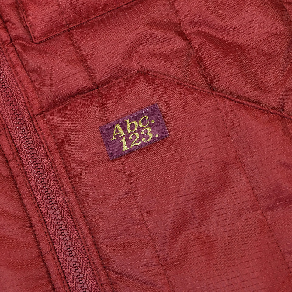 ABC PUFFER VEST RED