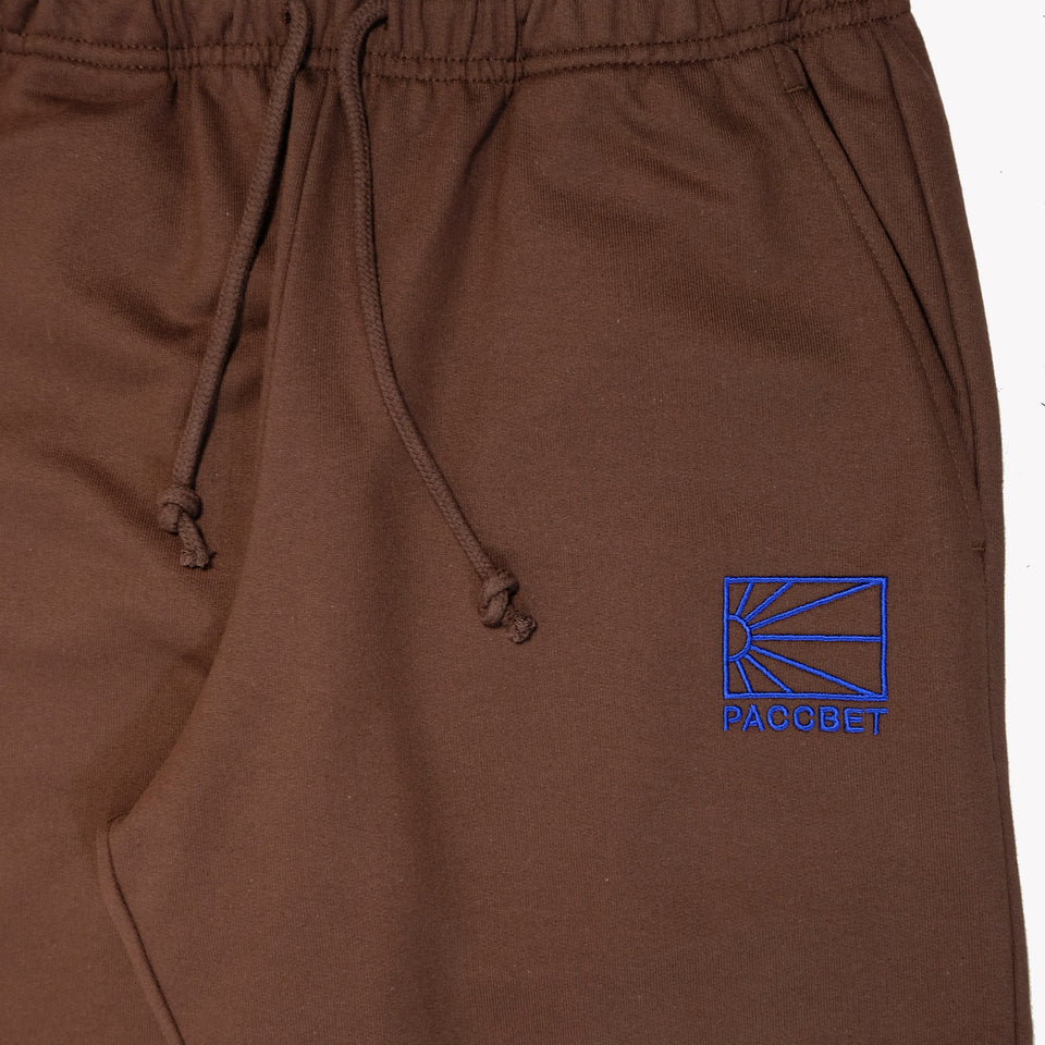LOGO SWEATPANTS BROWN