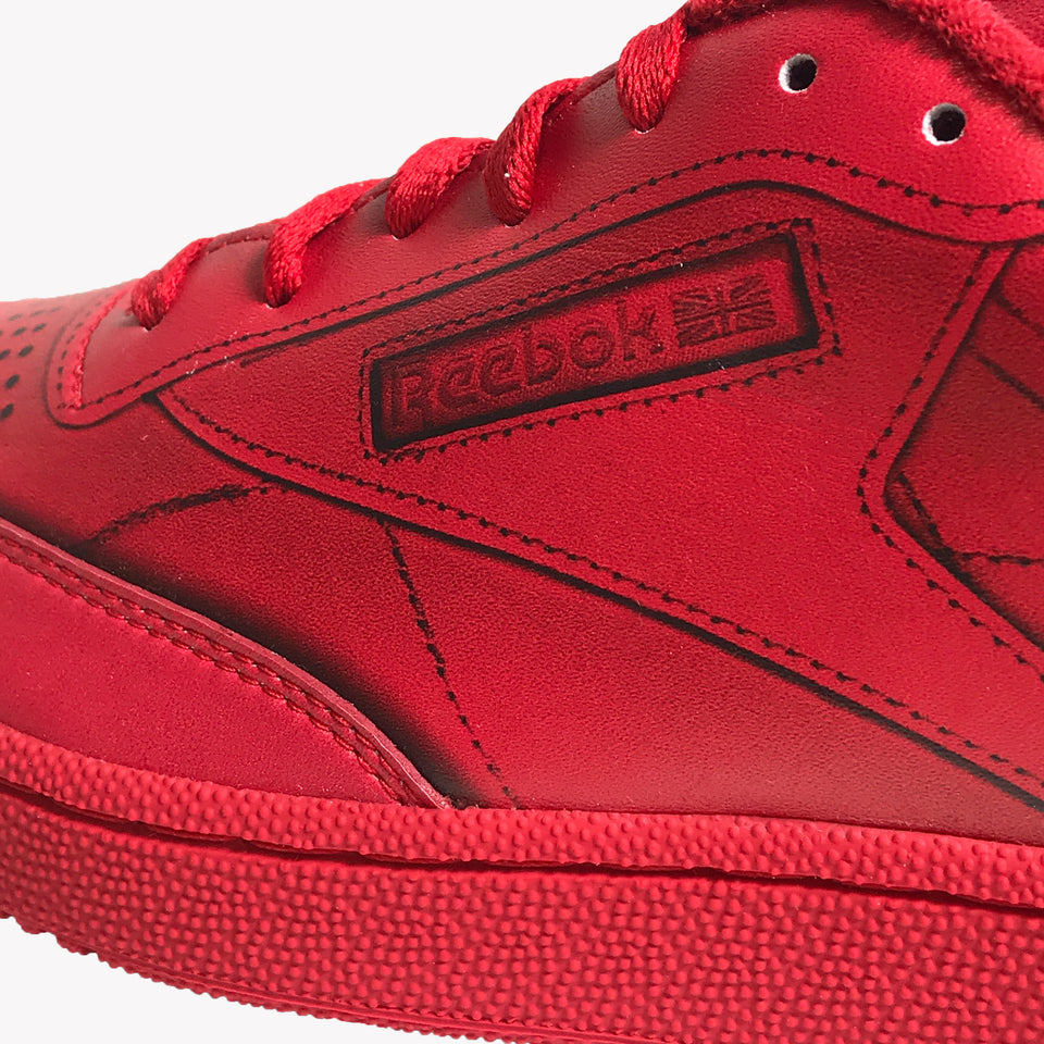 MARGIELA X REEBOK PROJECT 0 CC TL RED