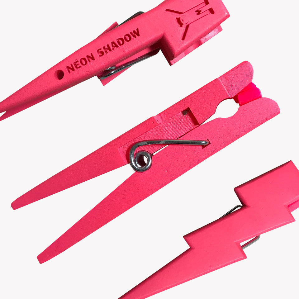 Sadow Clips NEON SHADOW LIGHTNING CLIP BLACK – VIER Antwerp